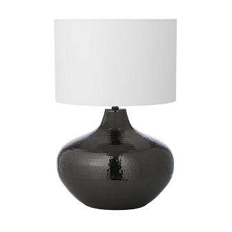 Kulista lampa stołowa Tampa czarna 30cm